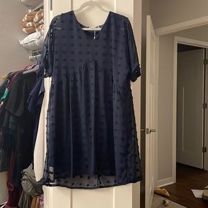 Navy dress